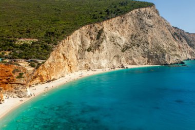 Görünüm porto katsiki Beach, lefkada, Yunanistan