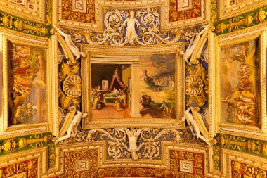 Vatikan Müzeleri, Roma İtalya harita Oda detayları