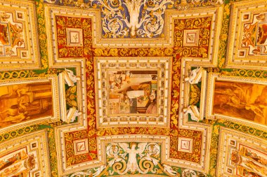 Vatikan Müzeleri, Roma İtalya harita Oda detayları