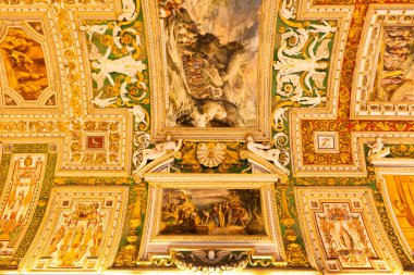 Vatikan Müzeleri, Roma İtalya harita Oda detayları