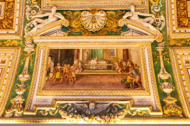 Vatikan Müzeleri, Roma İtalya harita Oda detayları