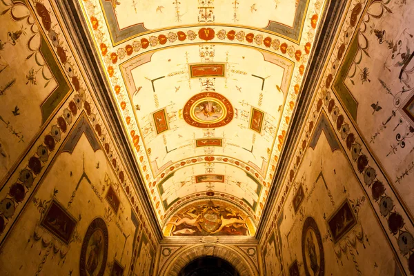 Vatican museums hallway, Rome Italy — Stock Photo, Image
