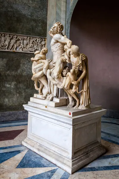Laocoon and his two sons, Vatican City — Stock Photo, Image
