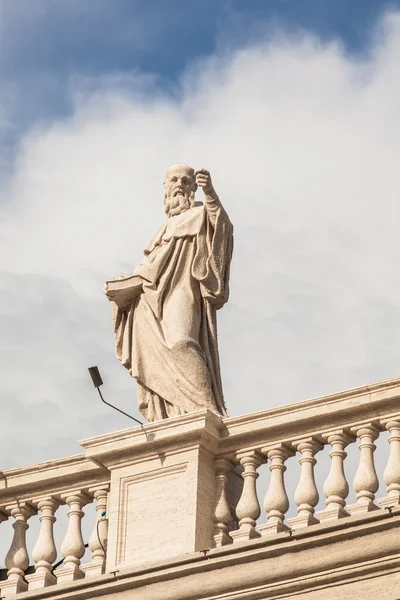 Detalhe arquitetônico da Praça San Pietro, Roma, Itália — Fotografia de Stock
