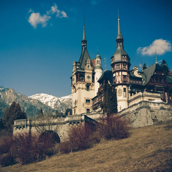 Peles hrad sinaia, Rumunsko — Stock fotografie