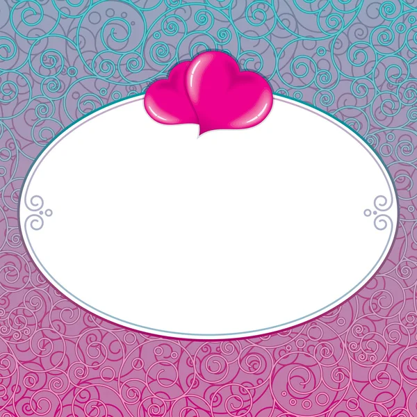 Template for Happy Birthday Greeting Card. Vector — Stock Vector