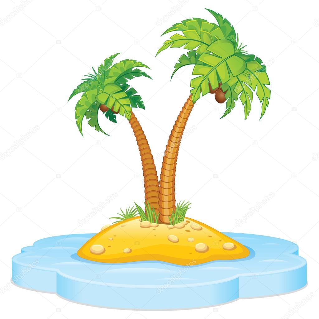 Dessin De Plage Et Cocotier L Dessin De Plage Et Cocotier L
