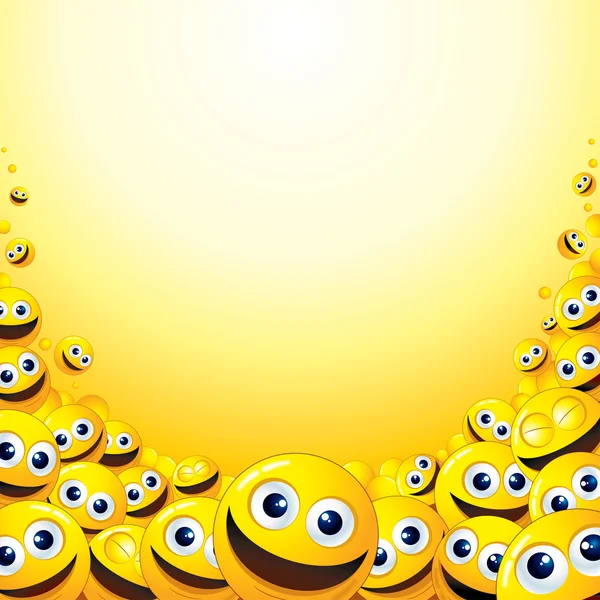 Background with heap of Yellow Smileys. — Stock Image Background with heap of Yellow Smileys. Royalty Free Stock Images