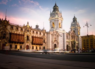 Lima, Peru 'daki Plaza de Armas.