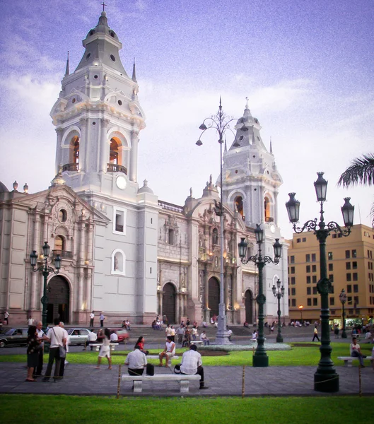 Plaza de armas en Lima, Perú —  Fotos de Stock