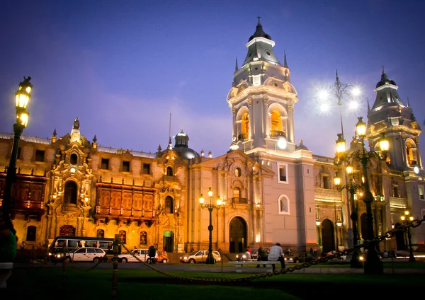 Plaza de Armas v Limě, Peru — Stock fotografie