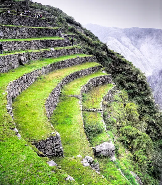 Inca Trail to Machu Picchu in Peru — Stock Photo, Image