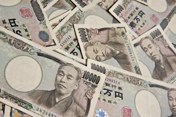Japonca yen - 10.000 yen notları — Stok fotoğraf
