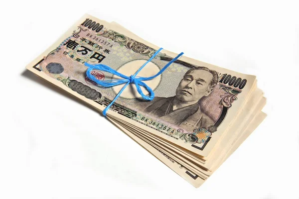 Japanischer Yen - 10.000-Yen-Scheine — Stockfoto
