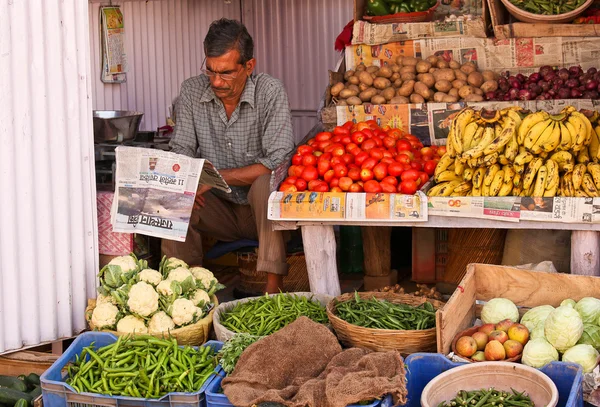 Unidentified man at the Pushkar fair — Stock Photo, Image