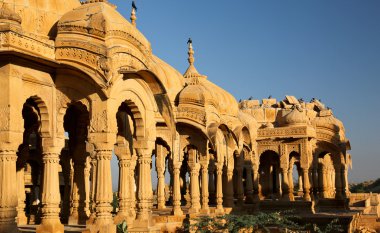 Bada bagh kenotaph jaisalmer, Hindistan içinde