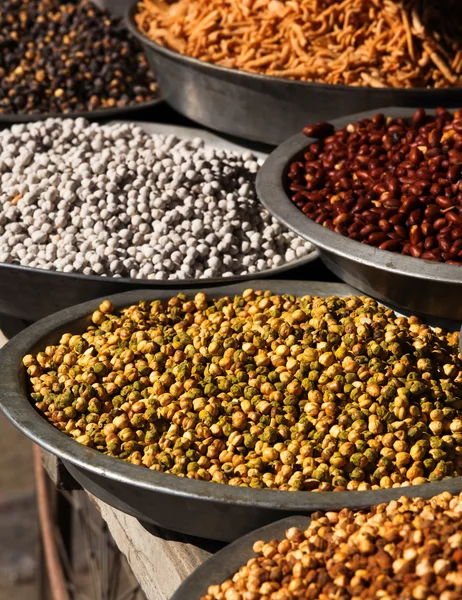 Indiai ételek, piac-Jaisalmer — Stock Fotó