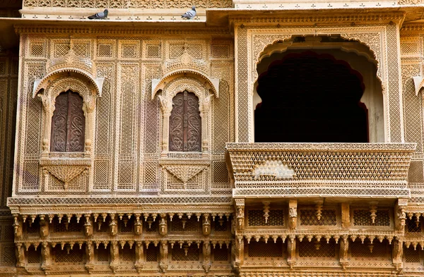 Haveli v Indii jaisalmer — Stock fotografie