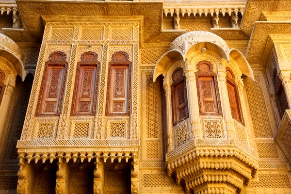 Haveli v Indii jaisalmer — Stock fotografie