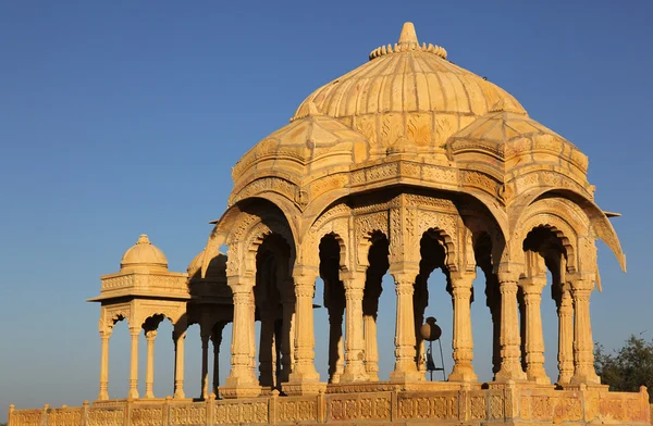 Bada bagh cenotaaf in jaisalmer, india — Stockfoto