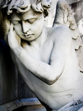 melek buenos Aires'teki la recoleta mezarlığı, uyku