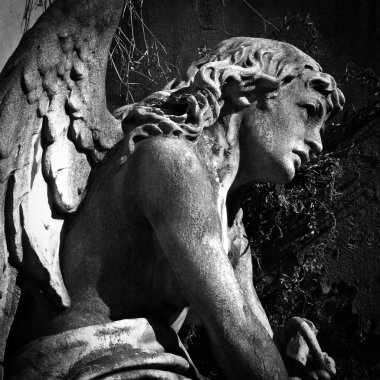 buenos Aires'teki la recoleta mezarlığı, melek