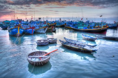 balıkçı tekneleri Marina phat thiet, MUI KB, vietnam
