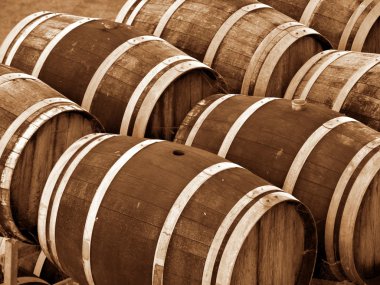 Wine Barrels clipart
