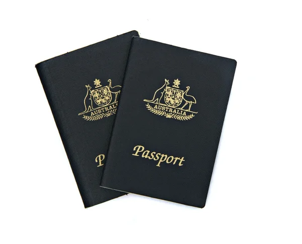 Due passaporti australiani — Foto Stock