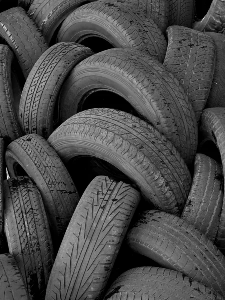 Old Car Tyres — Stock Photo, Image