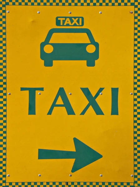 Panneau de taxi — Photo