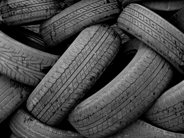 Old Car Tyres — Stock Photo, Image