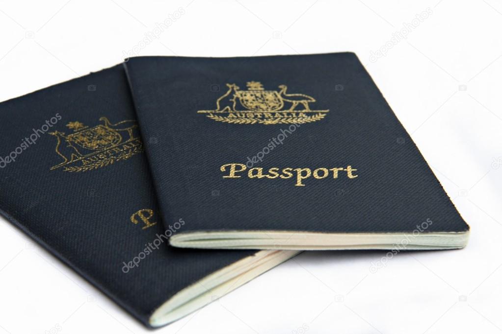 Closeup of an Australian Passports