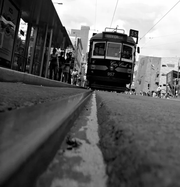 Melbourne tramvaje — Stock fotografie