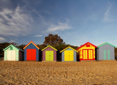 kutuları brighton Plajı'nda yüzme