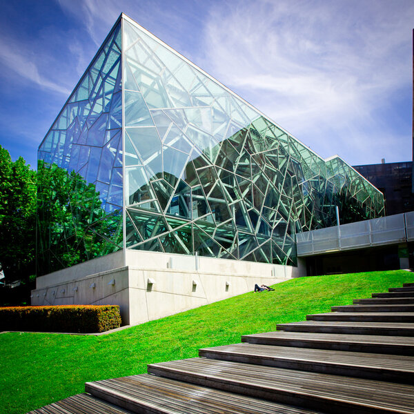 MELBOURNE, AUSTRALIA - OCTOBER 29: Iconic Federation Square