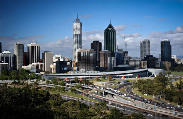 Skyline di perth — Foto Stock