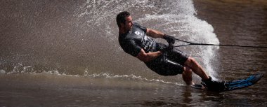 Melbourne, Avustralya - 12 Mart: chris moomba masters slalom olay ABD'de parrish