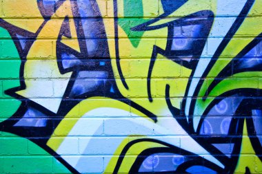 Melbourne - 29 Haziran: Street art tanımlanamayan sanatçı tarafından. Melbour
