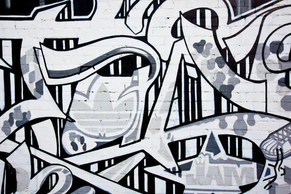 MELBOURNE - 29 de junio: Arte urbano de artistas no identificados. Melbour — Foto de Stock