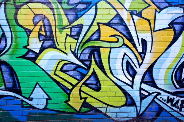 MELBOURNE - 29 de junio: Arte urbano de artistas no identificados. Melbour — Foto de Stock