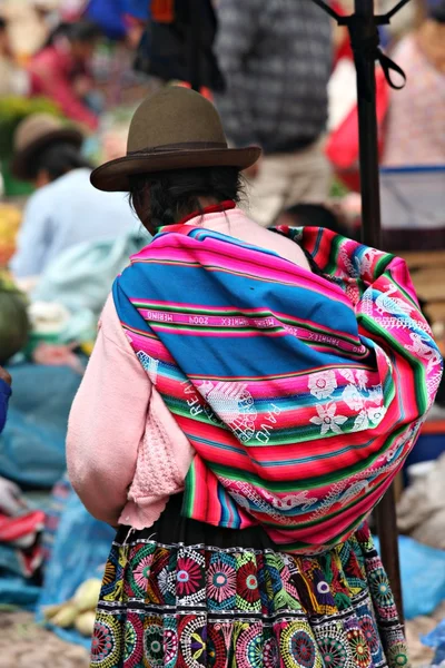 Vrouw in peru — Stockfoto