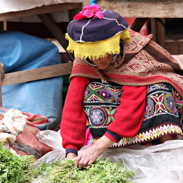 Woman in Peru — Stock Photo, Image