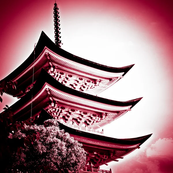 Pagoda de cinco pisos en Miyajima, Japón — Foto de Stock