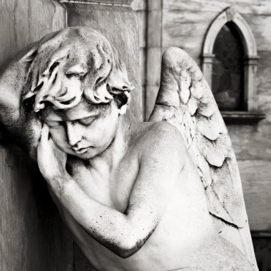 melek buenos Aires'teki la recoleta mezarlığı, uyku