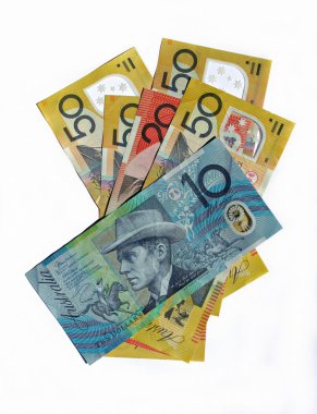 Australian Bank notes clipart