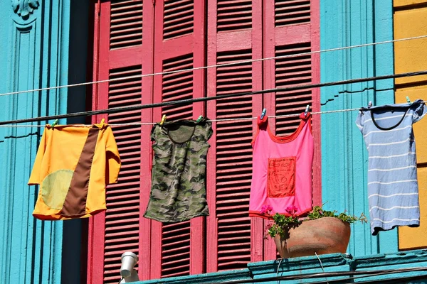 Colourful houses at La Boca — Stock Photo, Image