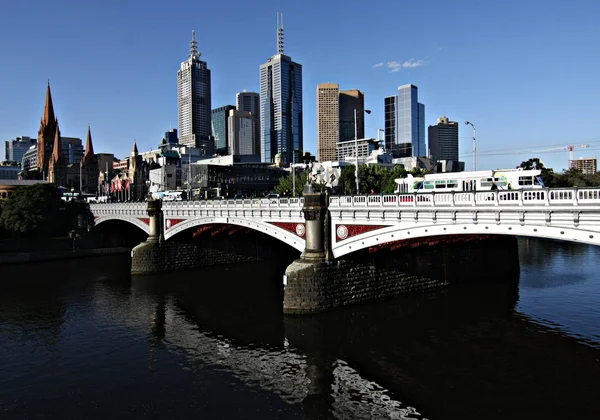 Melbourne-i skyline — Stock Fotó