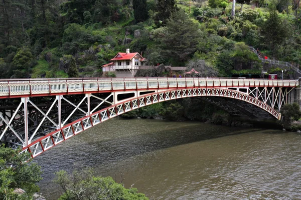 Királyok híd Launceston barátait Cataract Gorge — Stock Fotó