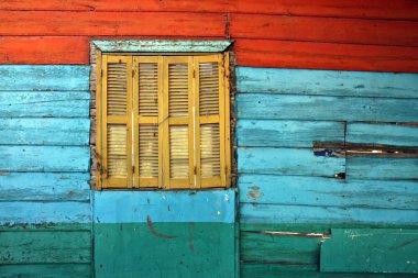 buenos Aires'teki la boca renkli evleri